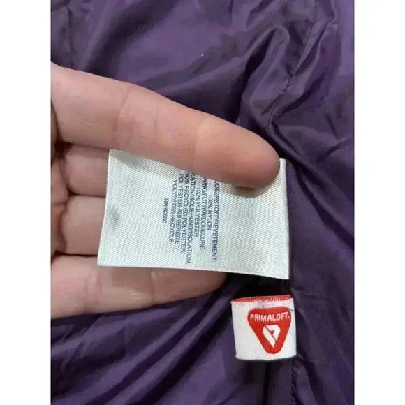 Lands End Coat Youth 14/16 Purple Primaloft Puffer Jacket - Picture 5 of 7